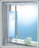 Badmöbel, Badeinrichtungen, Badezimmereinrichtungen, Fliesen