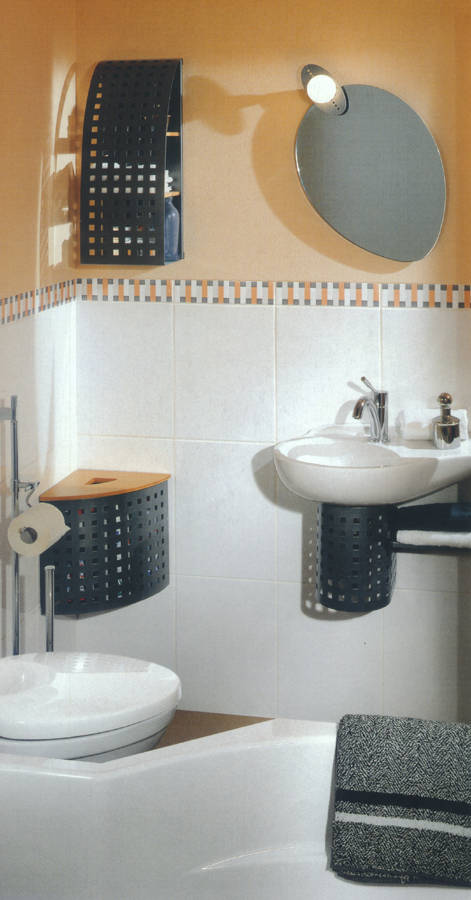 Badmöbel, Badeinrichtungen, Badezimmereinrichtungen, Fliesen