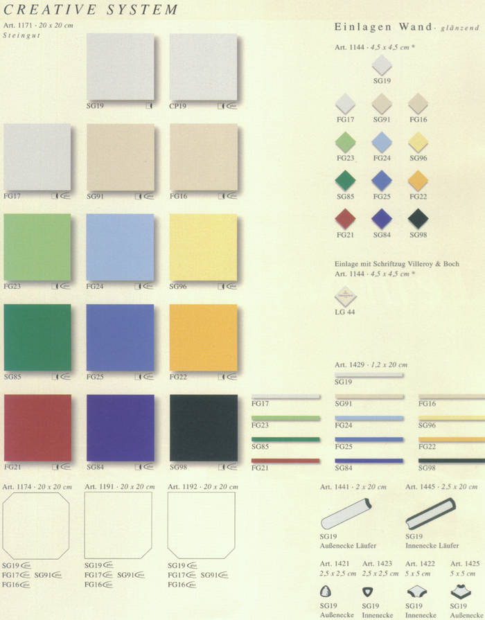 Badmöbel, Badeinrichtungen, Badezimmereinrichtungen, Fliesen