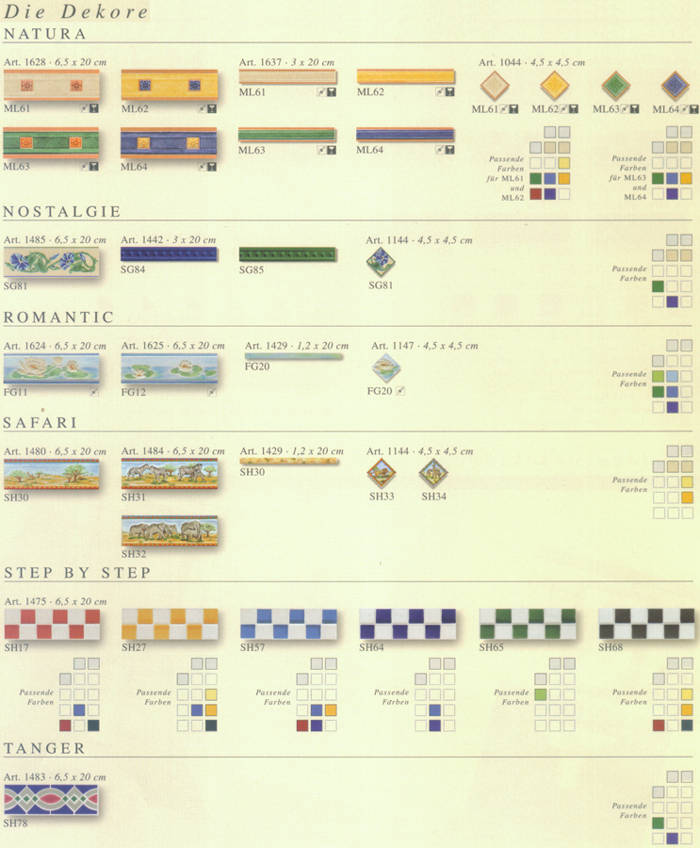 Badmöbel, Badeinrichtungen, Badezimmereinrichtungen, Fliesen
