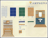 Badmöbel, Badeinrichtungen, Badezimmereinrichtungen, Fliesen
