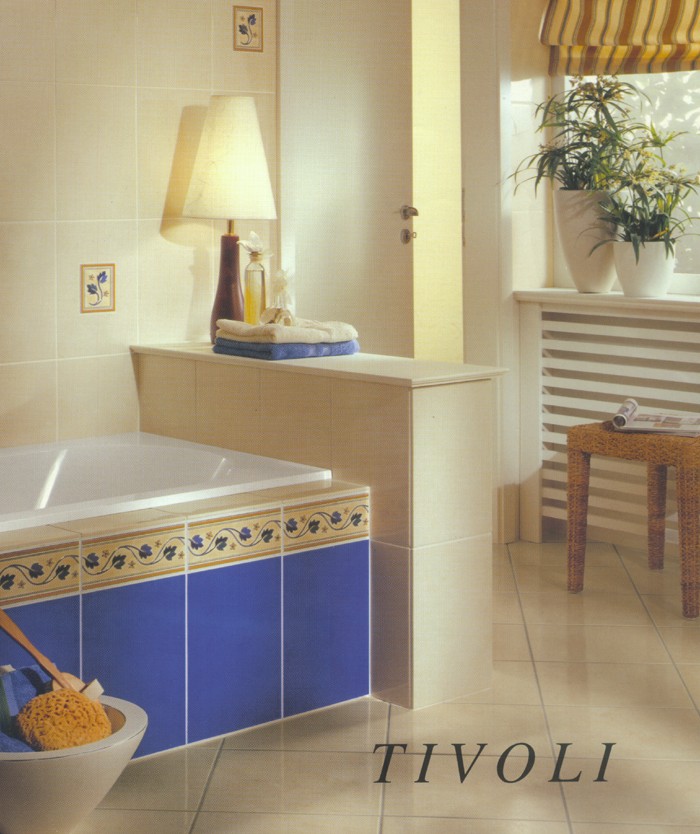 Badmöbel, Badeinrichtungen, Badezimmereinrichtungen, Fliesen