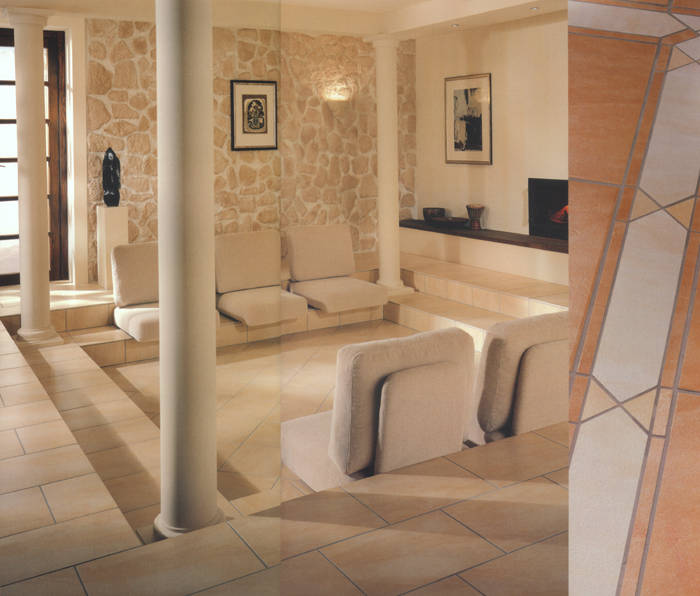 Badmöbel, Badeinrichtungen, Badezimmereinrichtungen, Fliesen